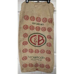 The Cohn & Bock Co. Vintage Feed/Flour sack 100 pd Maryland
